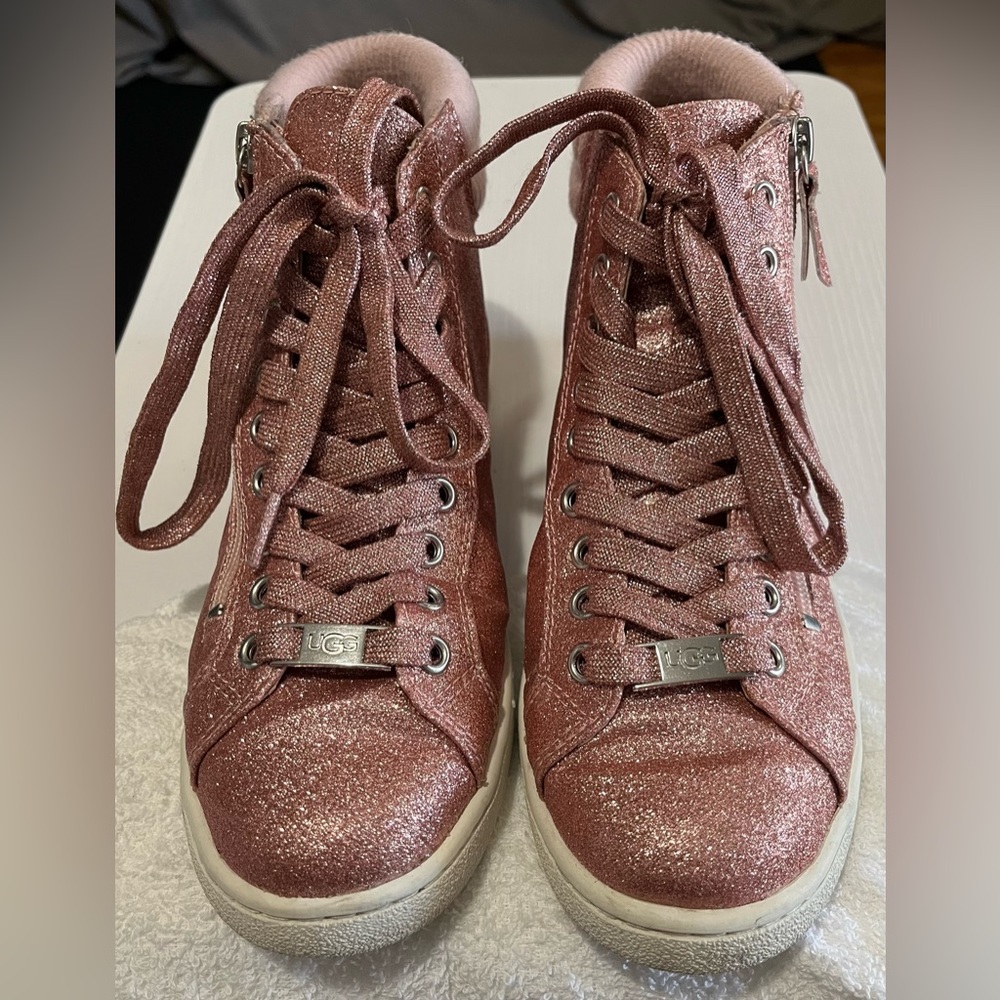 UGG Pink (Rose Gold) Glitter Hightops